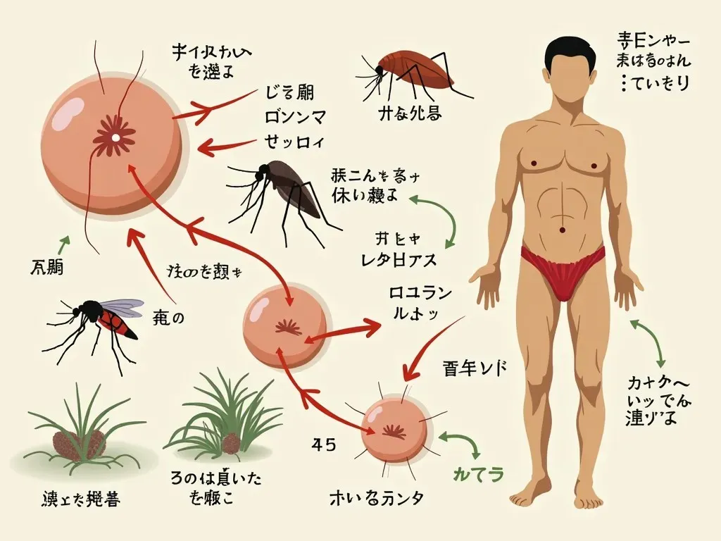 フィラリアの感染経路