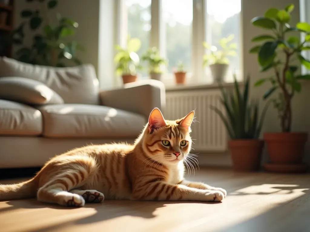 室内飼いの猫