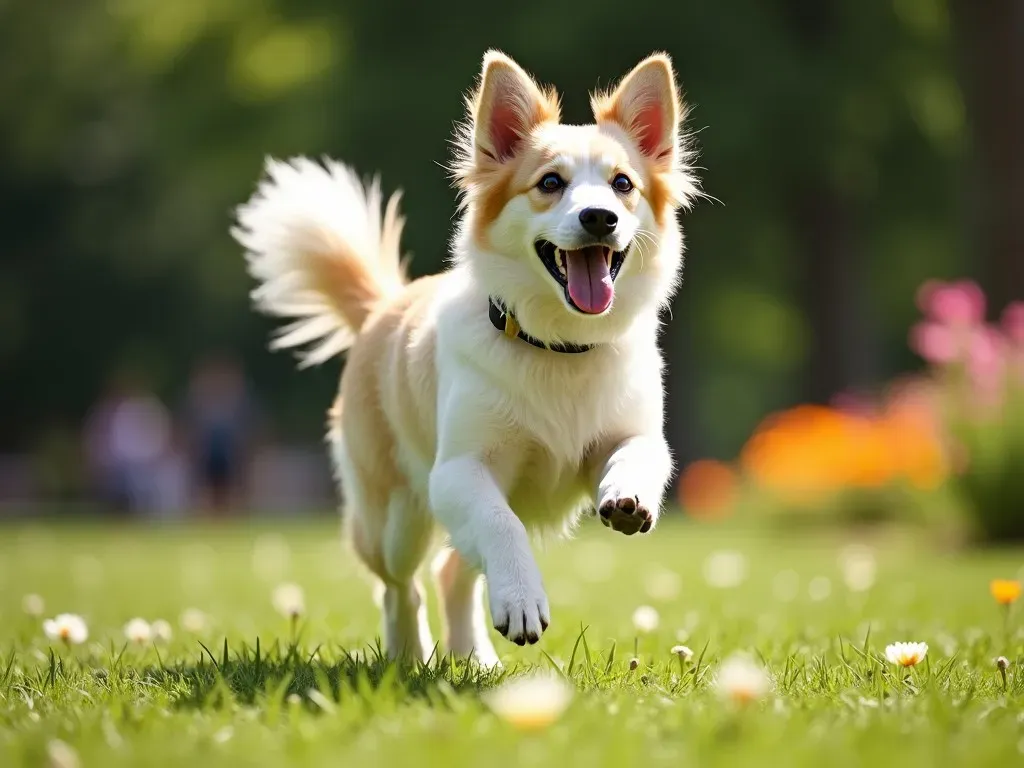 犬の尻尾を振る