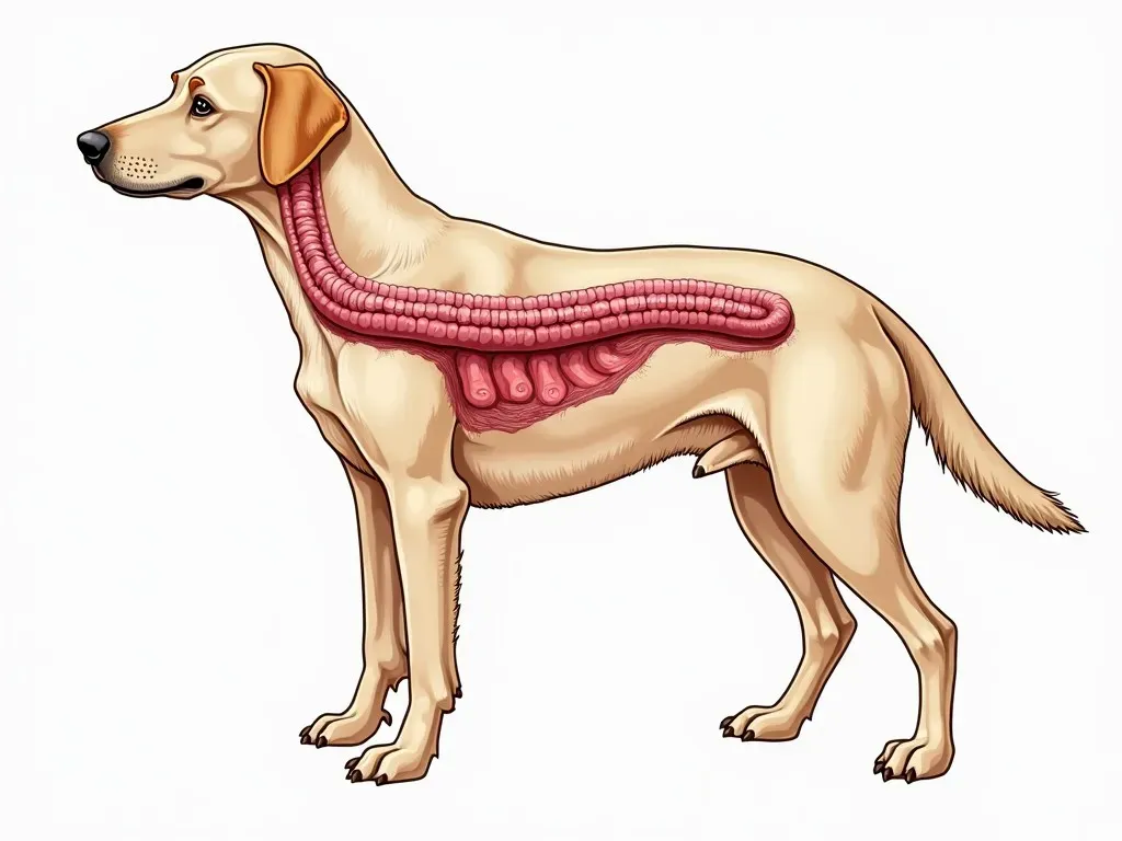 犬糸状虫の解剖図