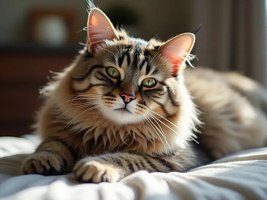 猫がリラックスしている姿