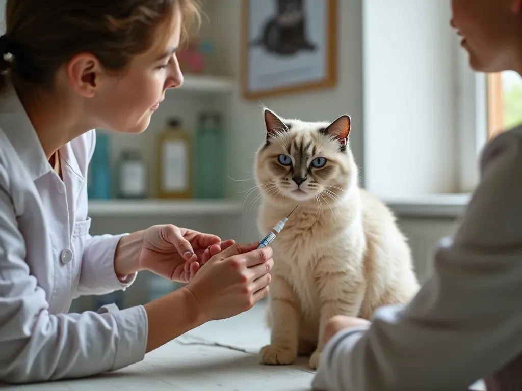 猫と高齢期のワクチン接種