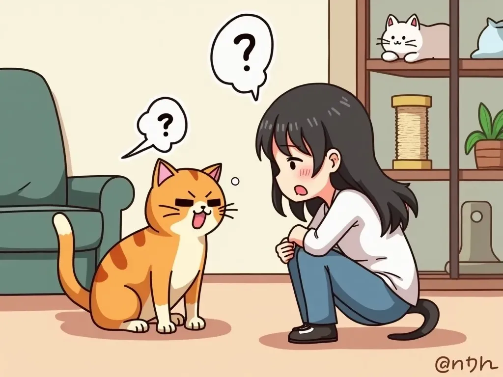 猫に怒る原因