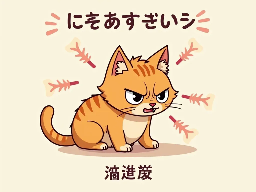 猫の怒りのサイン