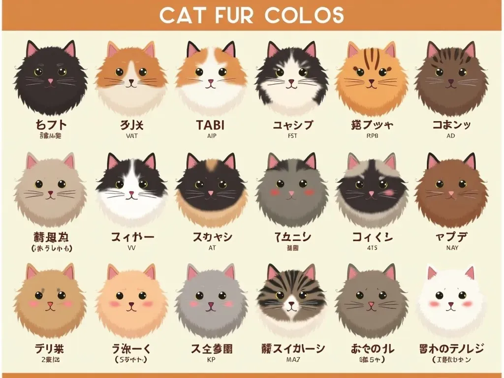 猫の毛色一覧