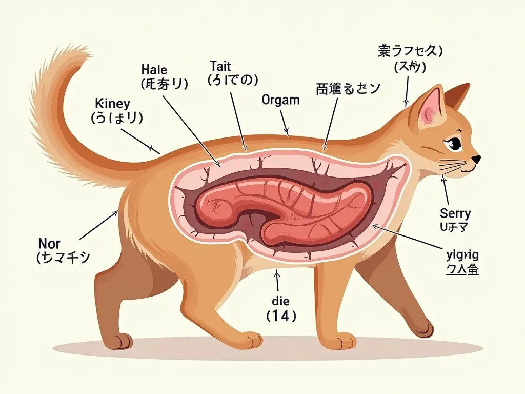 猫の消化器官