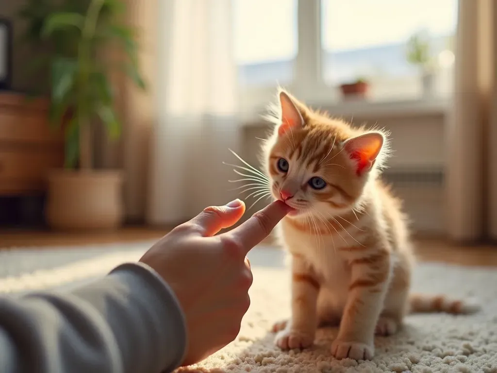 猫の甘噛み状況