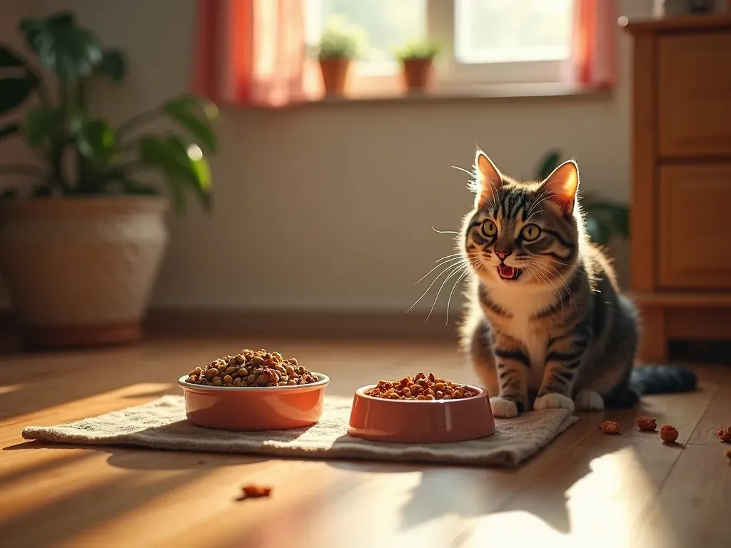 猫の食事