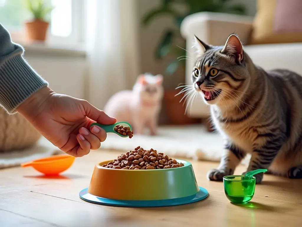 猫の餌与え方