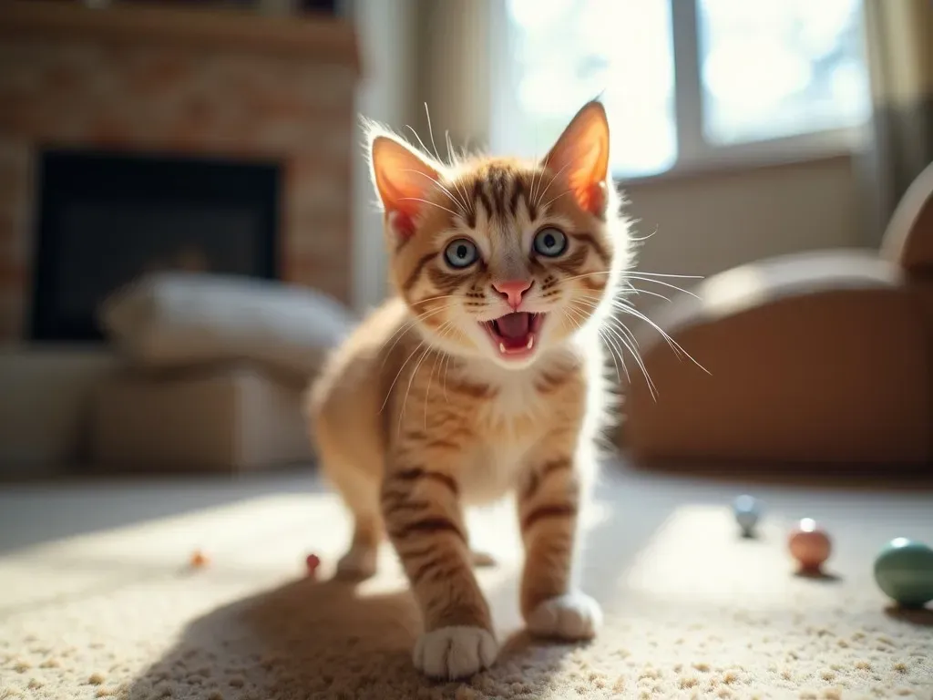 猫の鳴き声の行動