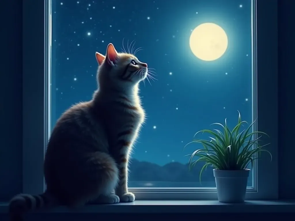 猫夜鳴き